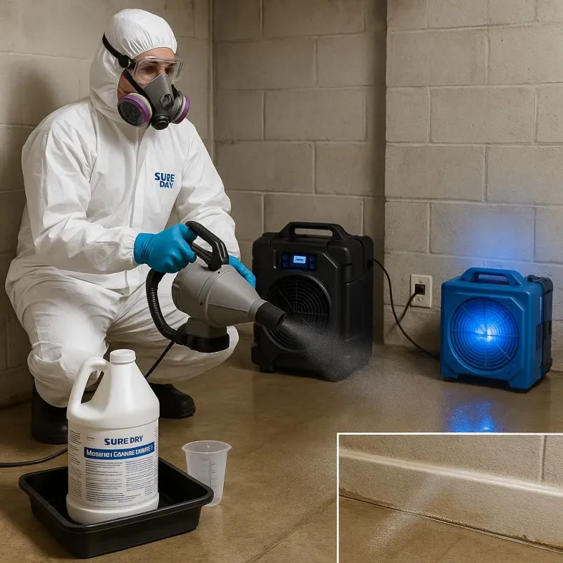 Sanitization and Odor Removal process in Dayton, WA