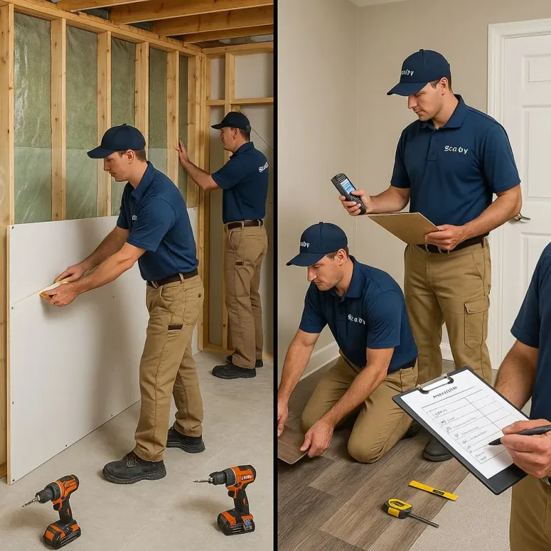 Repairs and Reconstruction process in Dayton, WA